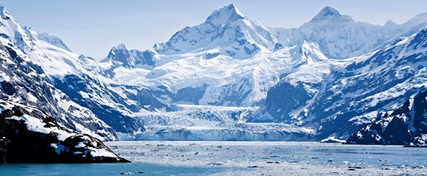 Glacier Bay National Park has 9 active tidewater glaciers